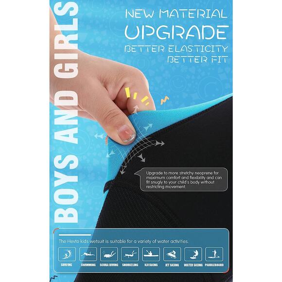 Hevto Wetsuits Kids and Youth 12X - Picture 3 of 4